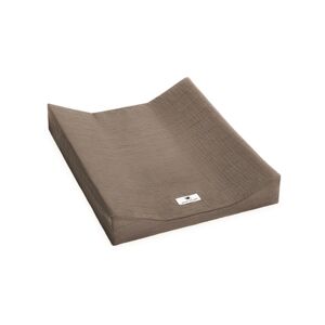 JULIUS ZÖLLNER Housse de matelas a langer mousseline nougat 50x65 cm