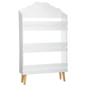 atmosphera Bibliotheque enfant nuage bois blanc