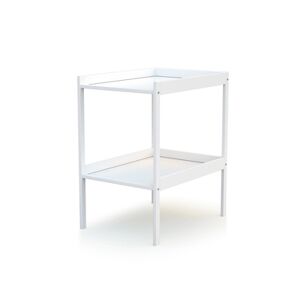 WEBABY Table à langer bois blanc 50x70 cm