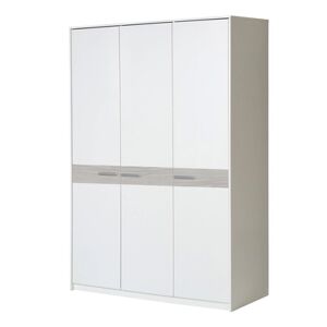 Schardt Armoire enfant 3 portes Spring bois blanc