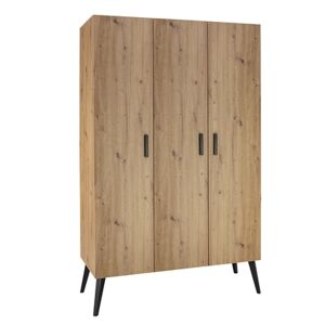 Schardt Armoire enfant 3 portes Morris Oak Artisan Oak bois