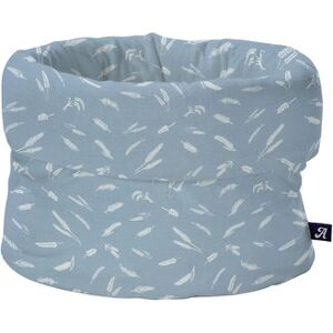 Alvi® Panier de rangement rond Earth bleu