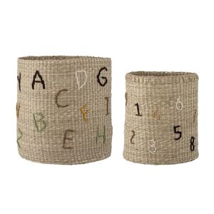 bloomingvilleMINI bloomingville Paniers de rangement mini Dinne naturel lot de 2