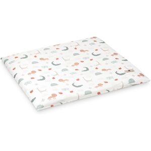 JULIUS ZÖLLNER Housse pour matelas a langer Organic Wild Friends 85x75 cm