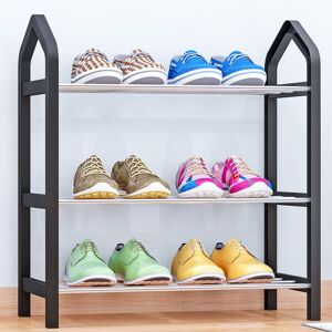 youjilao Petite étagère à chaussures Simple, ensemble d'armoire à chaussures multicouche, rangement anti-poussière - Publicité
