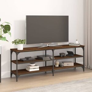 826748 vidaXL Meuble TV chêne marron 140x30x50 cm bois d'ingénierie - Publicité