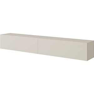 Selsey Bisira Meuble TV, Melamine, Taupe (Gris-Beige), 200 cm - Publicité