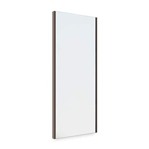 Emuca Miroir extractible pour l'intérieur de l'armoire, Miroir intérieur réglable pour Armoire, 340 x 1000 mm, Finition Couleur Moka - Publicité