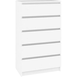 vidaXL Armoire à tiroirs Blanc 60 x 36 x 103 cm - Publicité