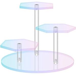 Limtula Étagère polyvalente en acrylique pour figurines d'action et accessoires, organiseur pratique pour bureau et magasin, vitrine en acrylique transparent - Publicité