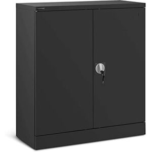 FROMM & STORCK Fromm & Starck Armoire De Bureau Métallique À Dossiers Star_MCAB_22 (Anthracite, 91,5 x 40 x 102 cm, Capacité de Charge 80 kg, 2 Étagères, 2 Clés, Acier) - Publicité