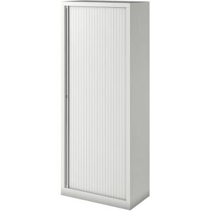 BISLEY Pww696 EuroTambour, Armoire à Volets roulants 4 étages, 5 ohms, Largeur 800 mm, métal, Blanc Circulaire, Corps Blanc 43 x 80 x 198 cm - Publicité