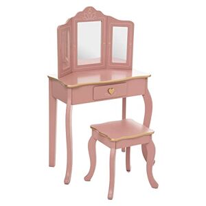 ATMOSPHERA CREATEUR D'INTERIEUR Atmosphera Coiffeuse et Tabouret Enfant Sissi Rose - Publicité