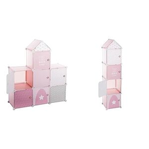 ATMOSPHERA CREATEUR D'INTERIEUR Casiers de Rangement Enfant Château Rose 96x109 cm Atmosphera créateur d'intérieur & Casiers de Rangement Enfant Colonne Rose 34x139 cm Atmosphera créateur d'intérieur - Publicité