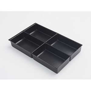 BISLEY 227P1 Organisateur pour tiroir de bureau 4 compartiments Noir (Import Royaume Uni) - Publicité