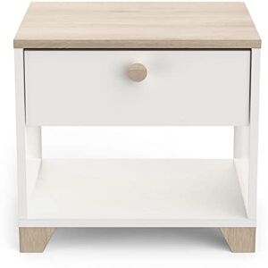 Demeyere Table de Chevet-1 Tiroir-Izzy-Fabriqué en France-Garantie 2 Ans, Bois d'ingénierie, L 43,2 x P 36,2 x H 39,7 cm - Publicité