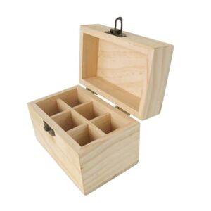 FRCOLOR Boîte Coffre en Bois Porte-Bouteilles à roulettes bacs de Rangement étagère de Rangement Rack de Stockage de Bureau casier de Rangement Bois de pin Boite en Bois Boite Cadeau - Publicité