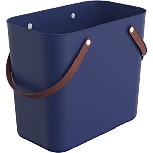 Rotho Albula Panier à provisions en Plastique (PP recyclé), Bleu, 25 l, 40 x 23,5 x 34 cm - Publicité