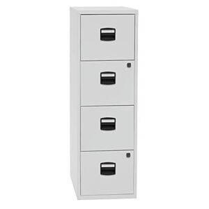 BISLEY Home PFA 645 Armoire à 4 tiroirs en métal Gris Clair 40 x 41,3 x 132,1 cm - Publicité