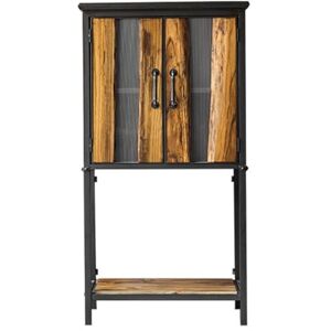 Tumblre Armoire de Cuisine Armoire à Vin de Style Industriel du Sol au Plafond Armoire de Rangement personnalisée rétro en Fer Restaurant Bar casier à vin (Une Couleur 65X39X123cm) - Publicité