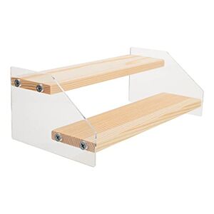 IMIKEYA 1 PC Présentoir Multi-Couche Organisateur Rack Acrylique Étagère De Rangement Support en Cristal Pâtisserie Niveau Support Clair Étagère Contremarches Affichage Étagères De Table - Publicité