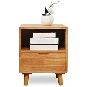 Pimex Table D'Appoint Table de Chevet pour la Maison, casiers de Chambre à Coucher, armoires de Rangement en Bois Massif, Mini Placard en pin (45 38 21.7 Pouces), Table Basse, Bois, - Publicité