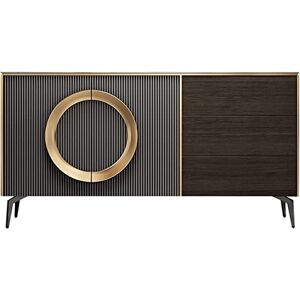 Tumblre Buffet de Luxe, Buffet de Bar avec Rangement, Buffet Moderne, Table de Console, Table de canapé, Buffet de Rangement (139,7 cm) - Publicité