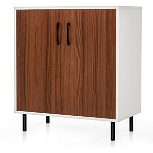 GOPLUS Buffet Meuble de Rangement avec Étagère Réglable & Poignées Pratiques, Armoire de Rangement pour Salon, Chambre, Cuisine, 72 x 40 x 80,5 CM (Standard) - Publicité