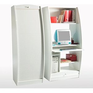 SIMMOB Armoire Informatique Galbee Largeur 60 cm Coloris Blanc - Publicité