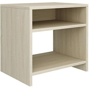 vidaXL Bedside Table Sonoma Oak 40x30x40 cm Wood-based material - Publicité