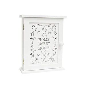 DRULINE Boite à clés Home Sweet Home schluesselbox Crochets pour clés Clef Shabby - Publicité