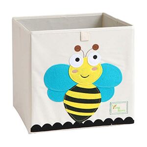 Watooma Honbeanify Cartoon Aufbewahrungswürfel Leinwand faltbare Spielzeug Aufbewahrungsbox für Kinder (Biene) - Publicité