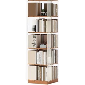 ZCY HOME Bibliothèque rotative Bibliothèque Mobile Présentoirs pour la Maison Salon Chambre à Coucher Bureau Salle de Classe Multi-scène Applicable (Color : Orange, S : 165 * 40cm) - Publicité