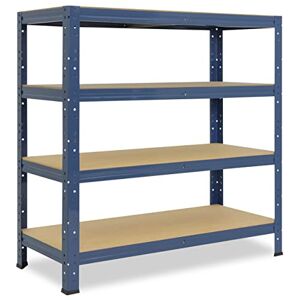 shelfplaza ® 100x45x60cm Home Étagère Charge Lourde Bleu/Etagere Metallique 4 Niveaux / 175kg capacité Charge/Etagere en Metal, étagères de Rangement & Etagere Rangement Garage Acier - Publicité