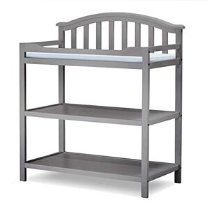 DZYHFCO Commode, Meuble à Langer pour bébé, Organiseur de Chambre de bébé – Gris foncé/Couleur Bois – 42 x 80 x 104 cm - Publicité