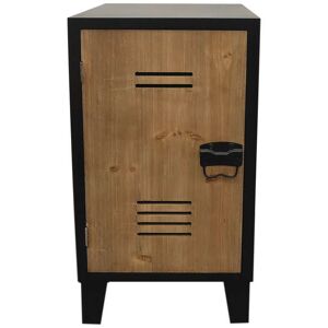 Conforama Commode 1 porte COVENTRY coloris noir - Publicité