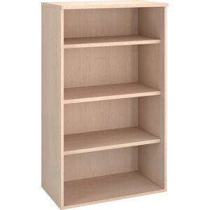 Bibliothèque mi-hauteur bois H 136 x L 80 cm chêne clair  Arch Corail