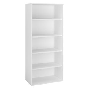 Bibliothèque haute bois H 182 x L 80 cm blanc  Arch Anthracite