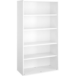 Bibliothèque haute bois H 182 x L 100 cm blanc  Arch