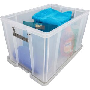 Allstore Boîte de rangement plastique 85 L incolore