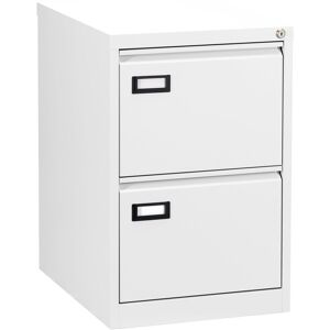 Classeurs monobloc Pro 2 tiroirs couleur blanche