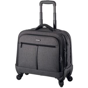 Juscha Trolley Gris Phoenix avec roulettes et compartiments 44,5x 37,5x21 cm 46133