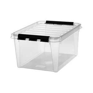 SmartStore Boîte de rangement CLASSIC 31, 32 litres Transparent / blanc