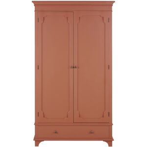 Maisons du Monde Armoire 2 portes battantes 1 tiroir terracotta