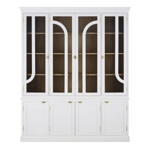 Maisons du Monde Bibliotheque 8 portes blanche