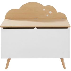 Maisons du Monde Coffre enfant nuage bicolore Blanc 74x70x41cm