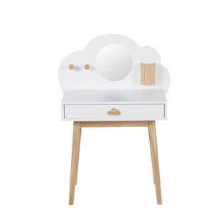 Maisons du Monde Coiffeuse enfant 1 tiroir coloris blanc et naturel