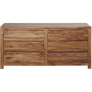 Maisons du Monde Commode double 6 tiroirs en bois de sheesham massif