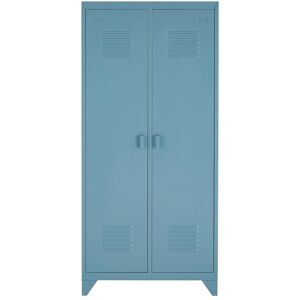 Maisons du Monde Dressing 2 portes en metal bleu gris