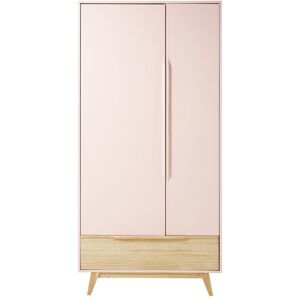 Maisons du Monde Dressing vintage 2 portes 1 tiroir rose clair